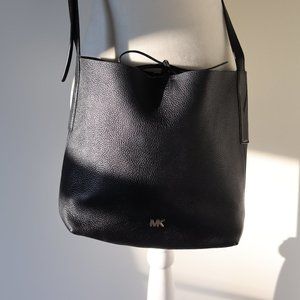 Michael Kors Black Leather Crossbody